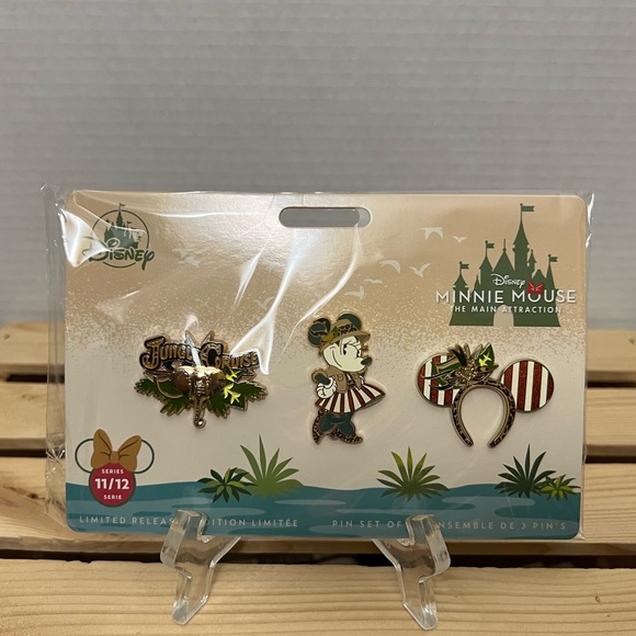 Disney Other - Disney Minnie Mouse Main Attraction Pin Set  Jungle Cruise